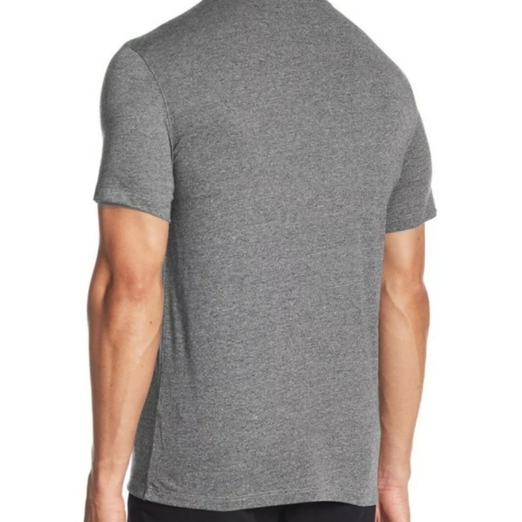 John Varvatos Star USA XL Men's Super Soft Short Sleeve Henley Shirt Grey - Picture 15 of 15